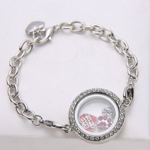 NWOT Floating Charms Locket Bracelet